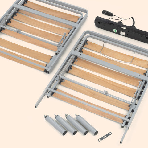 Il letto viene consegnato smontato in un formato compatto, ideale per il trasporto e con montaggio facile