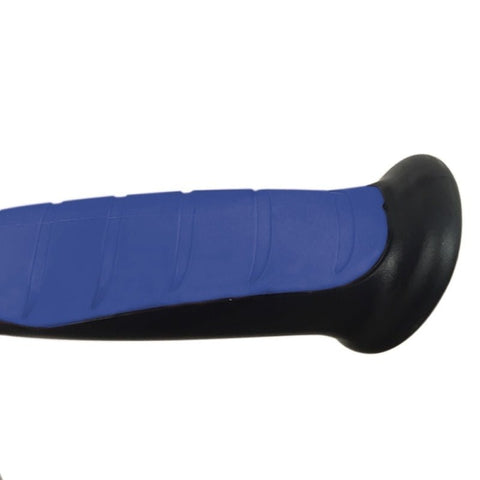Aluminiumgehstütze mit anatomischem Gummigriff in Blau