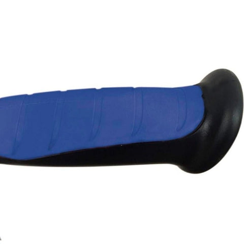 Pack 2 Aluminiumkrücken mit anatomischem Gummigriff in Blau