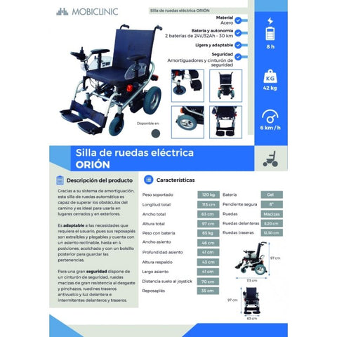 Elektrischer Rollstuhl Orión